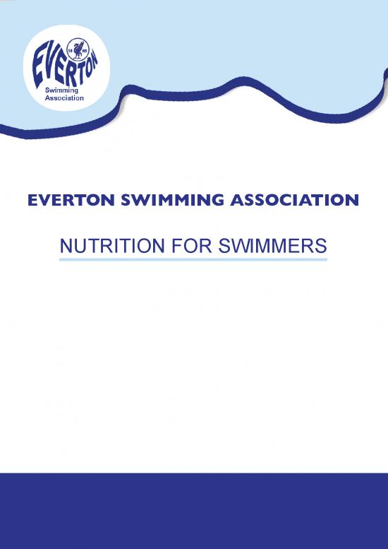 picture_Nutrition For Swimmers Pdf 134789 | Everton Swimming Association Nutrition For Swimmers