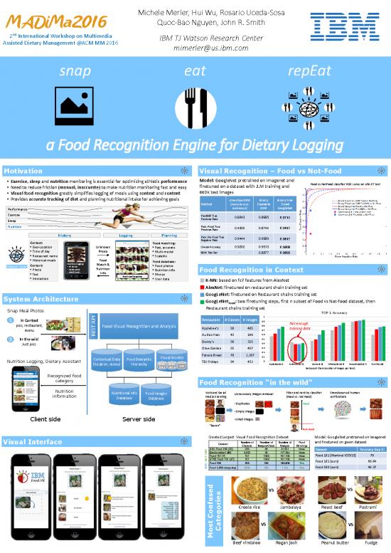 picture Diet Therapy Pdf 133997 | Foodvr Madima2016 Poster