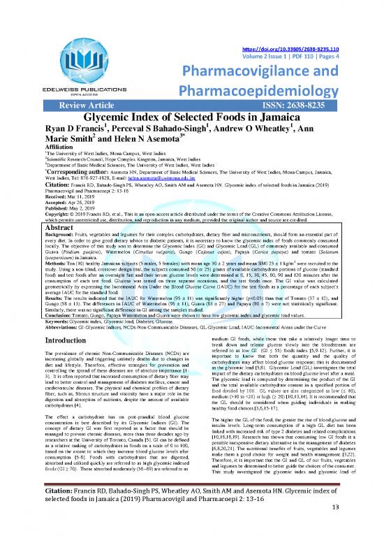 picture_Glycemic Index Of Foods Pdf 135190 | Glycemic Index Selected Foods Jamaica 2638 8235 Pvpe 19 106
