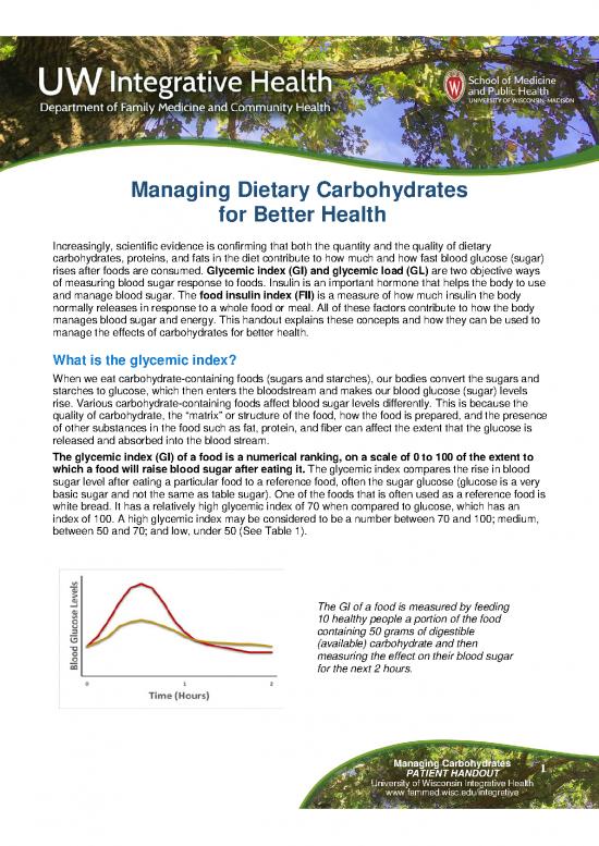 picture Diet Therapy Pdf 133571 | Handout Glycemic Index Patient