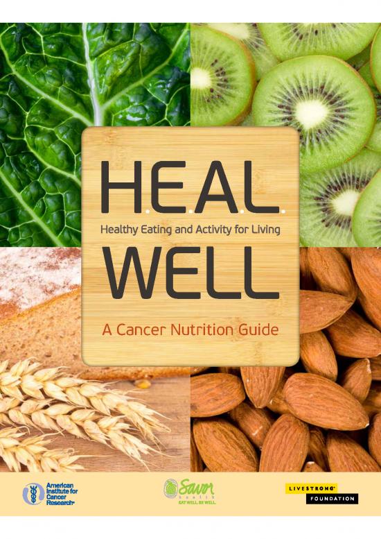 picture Diet Therapy Pdf 133386 | Heal Well A Cancer Nutrition Guide Aicr