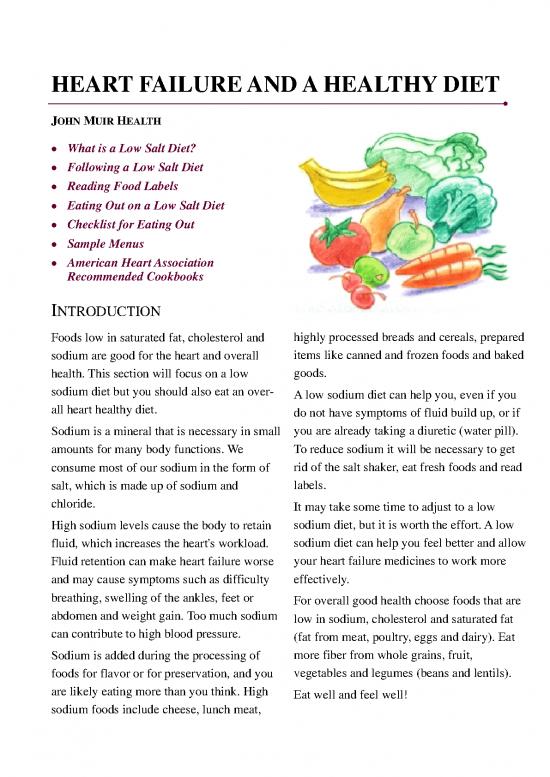 picture Heart Healthy Diet Pdf 133872 | Heart Failure And A Healthy Diet