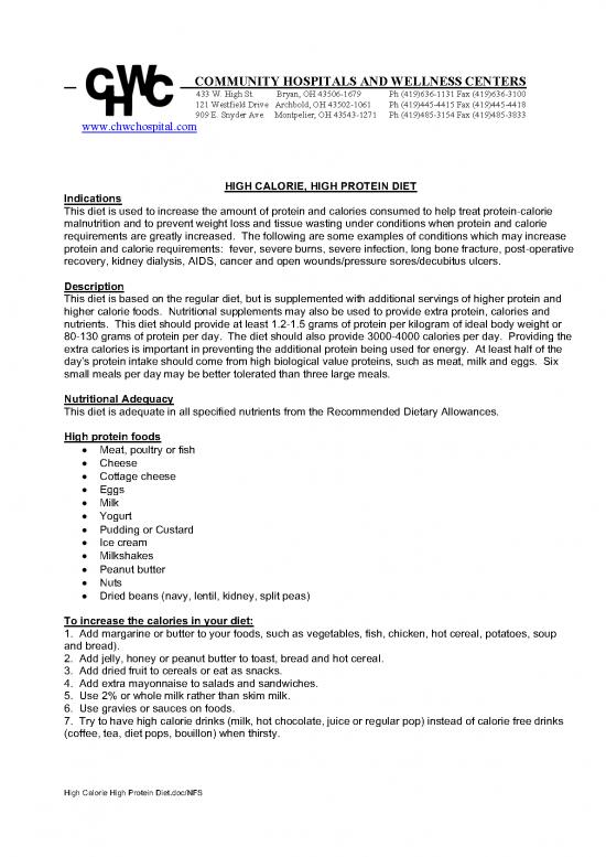 picture_Diet Therapy Pdf 133380 | High Calorie High Protein Diet 2