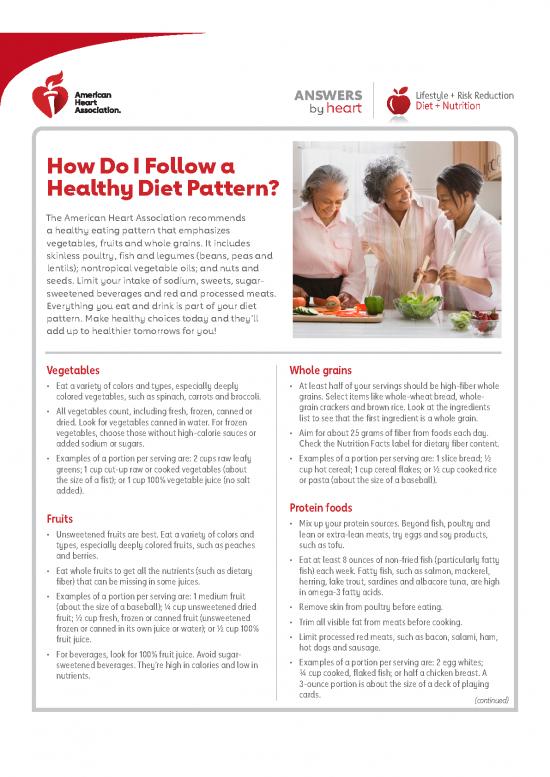 picture Fish Nutrition Pdf 133764 | How Do I Follow A Healthy Diet