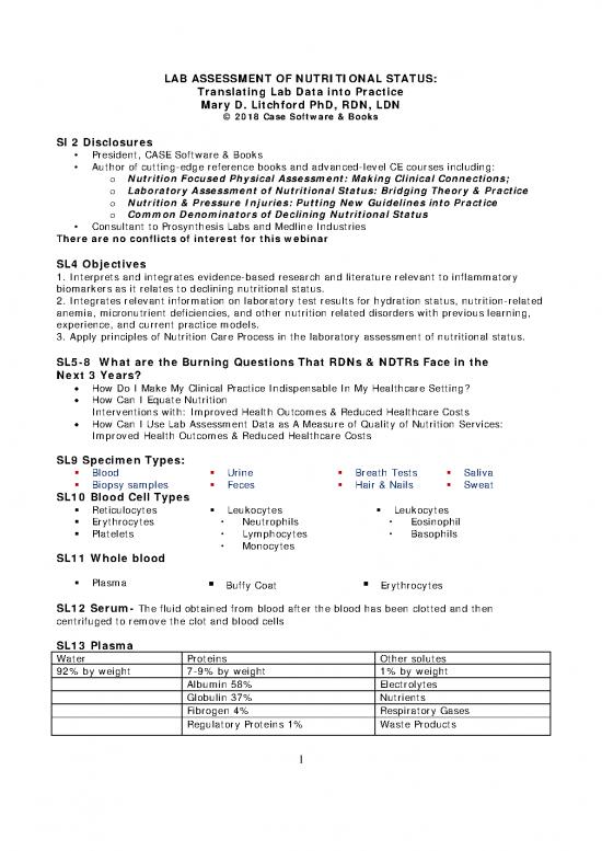 picture_Nutritional Anemia Pdf 133514 | Lab Assessment Of Nutritional Status Litchford