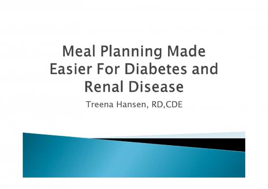 picture Diet Therapy Pdf 133230 | Meal Planning Made Easy For Diabetes And Renal Disease