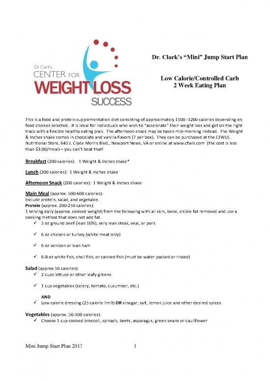 picture Healthy Eating Pdf 134482 | Mini Jump Start 2017