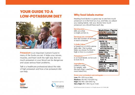 picture Heart Healthy Diet Pdf 133896 | Nkf Guide To Low Potassium Diet Final 0