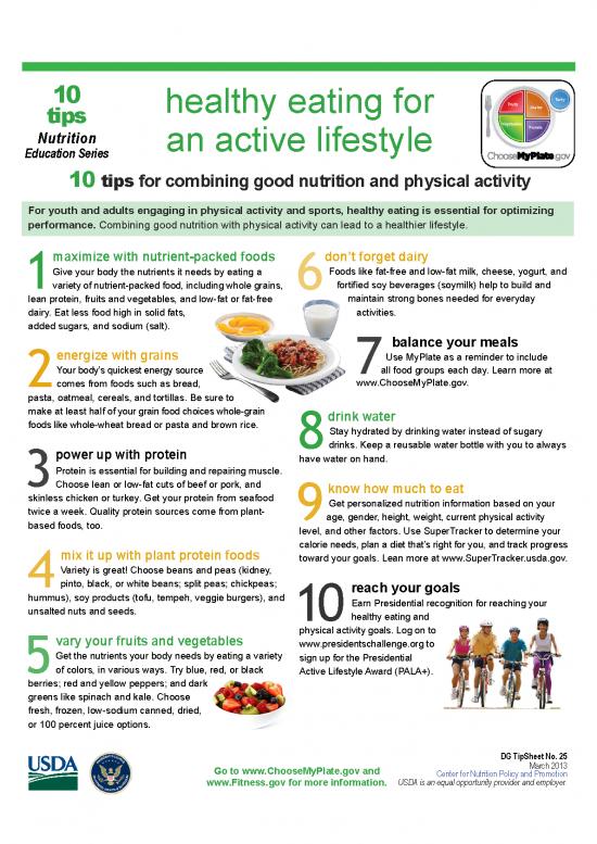 picture_Nutrition Education Pdf 133777 | Nnm Tipsheet