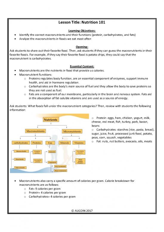 picture_Macronutrients Pdf 134958 | Nutrition 101 Lesson Plan 1