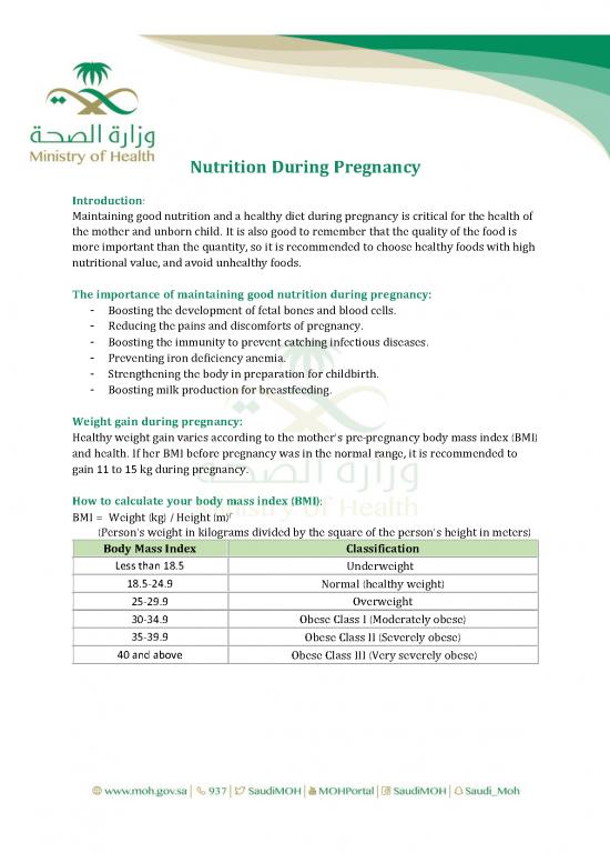 picture Macronutrients Pdf 133805 | Nutrition During Pregnancy