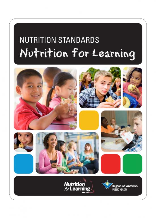 picture Community Nutrition Pdf 134141 | Nutrition Standards