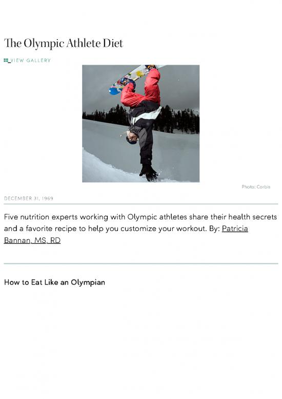 picture_Sports Nutrition Pdf 134202 | Olympic Athlete Diet Cooking Light