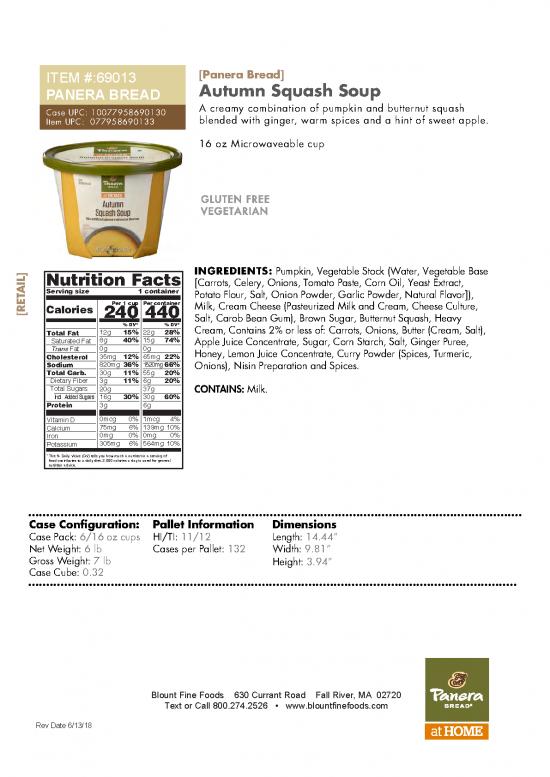 picture_Panera Nutrition Pdf 134383 | Panera 16oz Autumnsquashsoup 69013 Gf V