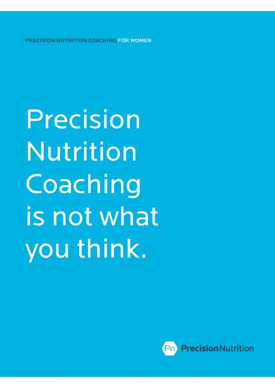 picture Diet Therapy Pdf 133150 | Precision Nutrition Womens Coaching