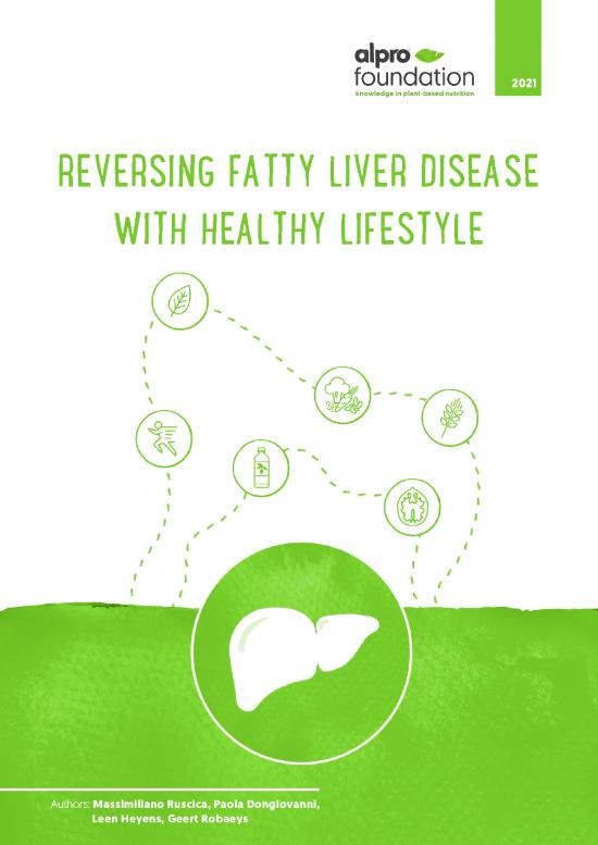 picture Fatty Liver Nutrition Therapy Pdf 134596 | Reversing Fatty Liver Disease With Healthy Lifestyle