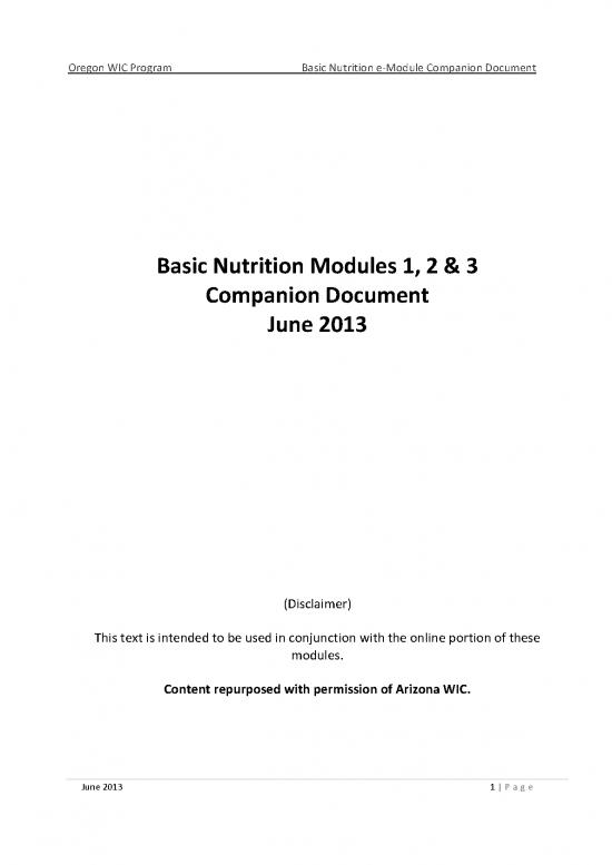 picture Basic Nutrition Pdf 134179 | Student Companion