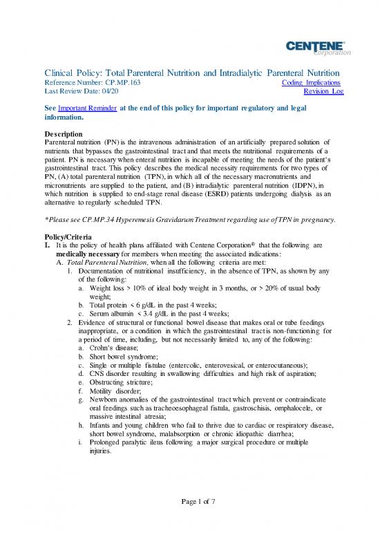 picture_Parenteral Nutrition Pdf 133754 | Tpnidpn