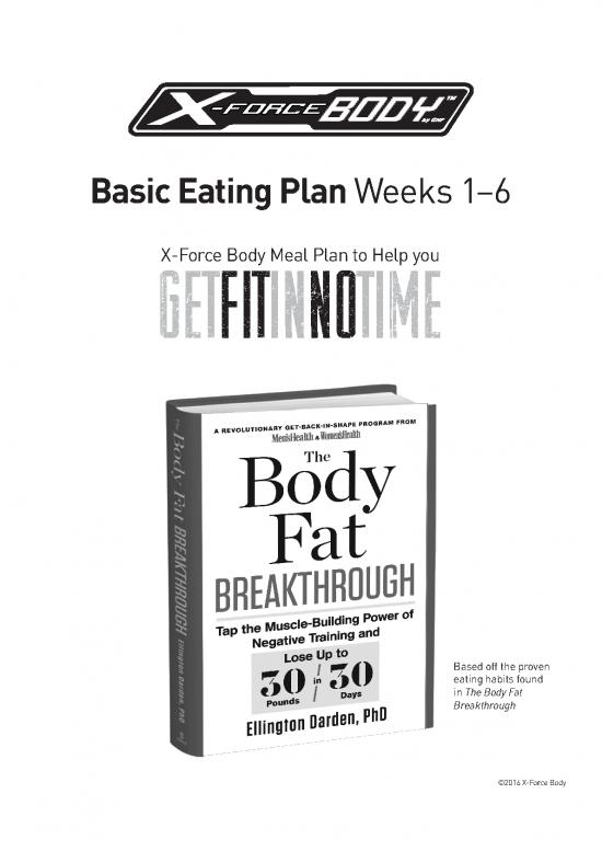 picture Calories Pdf 133657 | Xforce Eating Plan