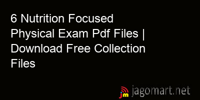picture 6 Nutrition Focused Physical Exam Pdf Files | Download Free Collection Files