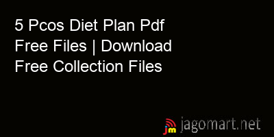 picture 5 Pcos Diet Plan Pdf Free Files | Download Free Collection Files