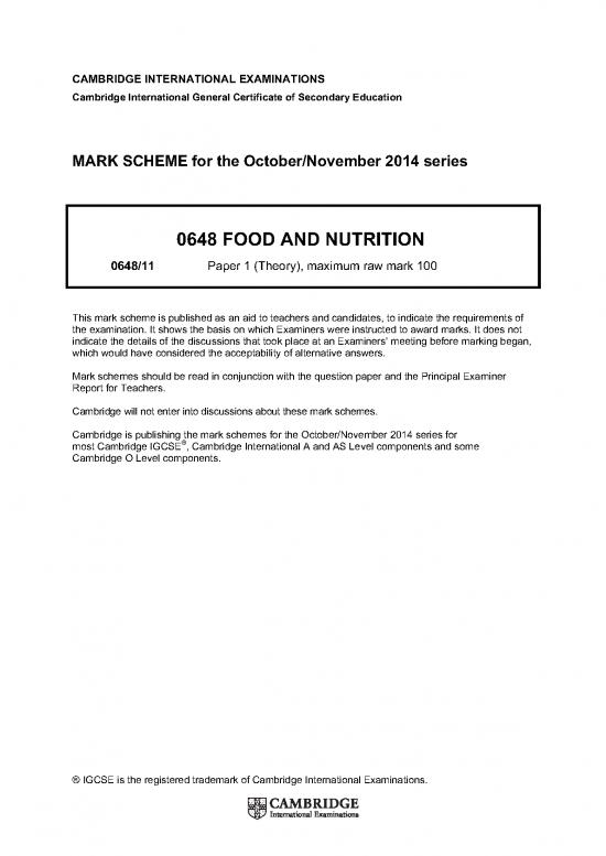 picture_Food Nutrition Pdf 135660 | 0648 W14 Ms 11