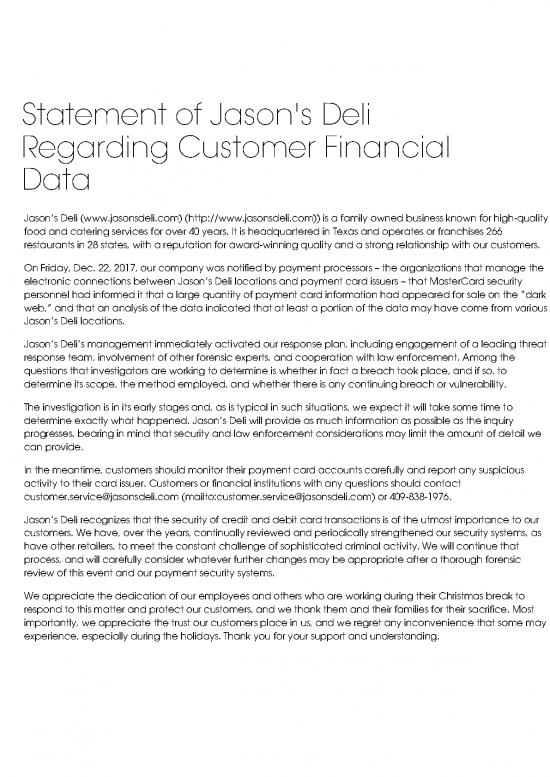 picture_Leading In Management Pdf 137449 | 11 Jasons Deli Statement Data Breach 1