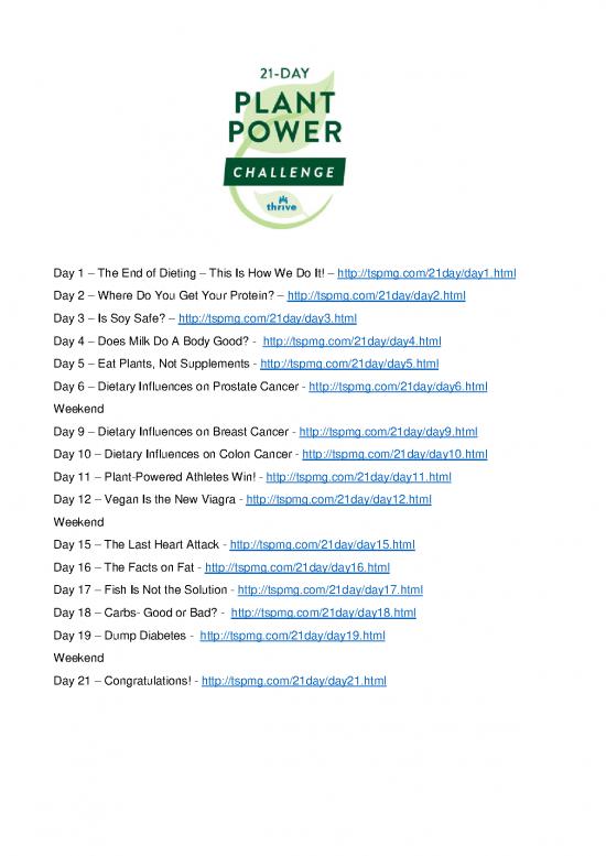 picture Dietary Supplements Pdf 136505 | 21 Day Plant Power Challenge