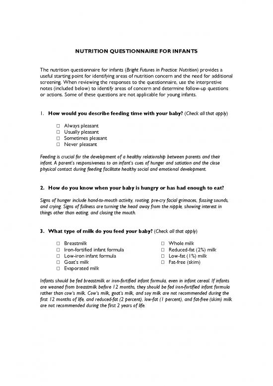 picture Nutrition Questionnaire Pdf 136974 | 6nutrquestionnaire