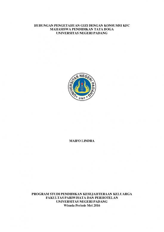 picture_Kfc Pdf 135468 | 73518 Id Hubungan Pengetahuan Gizi Dengan Konsums