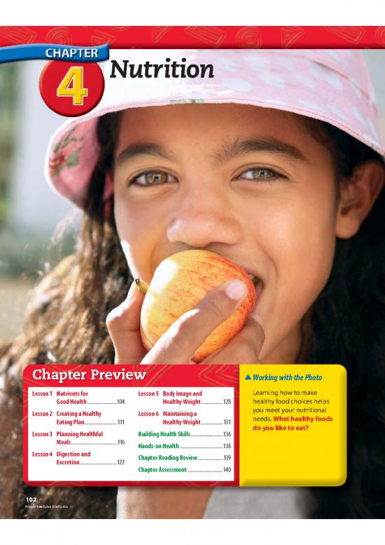 picture Healthy Eating Pdf Plan 136747 | 7th Grade   Chapter 4 Nutrition