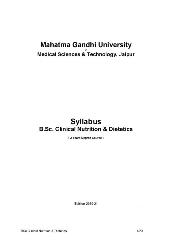 picture_Nutrition Therapy Pdf 137607 | Bsc Clinical Nutrition & Dietetics
