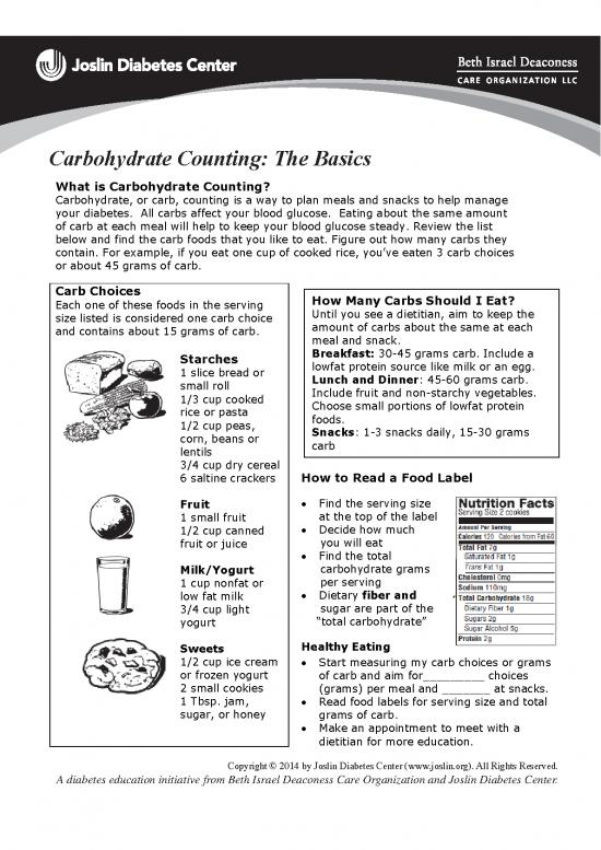 picture_Carb Counting Pdf 137919 | Carbohydrate Counting