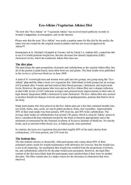 picture_Diet Plan Pdf For Weight Loss 137674 | Eco Atkins Vegetarian Atkins Diet