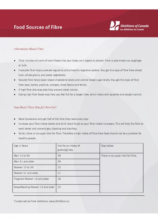 picture_Cancer Diet Pdf 135572 | Factsheet Food Sources Of Fibre 1