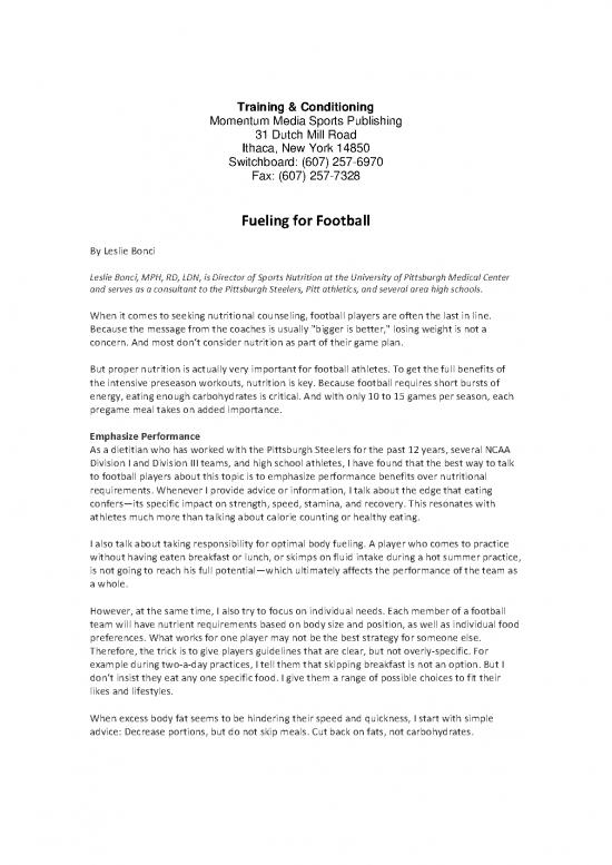 picture_Football Nutrition Plan Pdf 137574 | Football Fueling