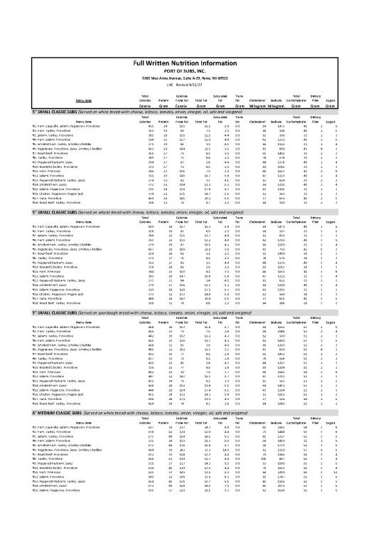 picture_Dietary Fiber Pdf 135768 | Full Written Nutrition Information Las