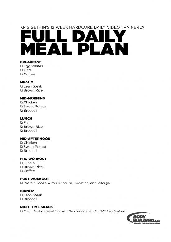 picture_Protein Diet Plan Pdf 136431 | Kris Gethins Full Diet Plan