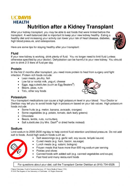 picture Foods High In Potassium Pdf 137364 | Nutrition After A Kidney Transplant