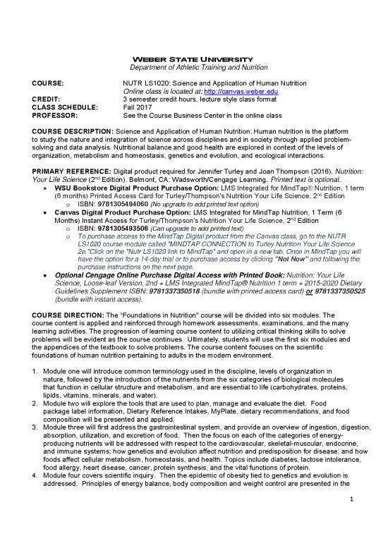picture The Science Of Nutrition Pdf 136874 | Nutrls1020 Syllabus