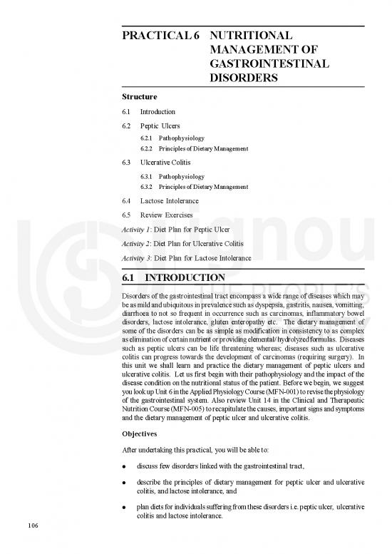 picture Peptic Ulcer Nutrition Therapy Pdf 137318 | Practical 6