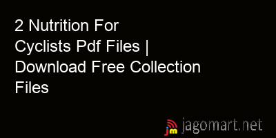 picture 2 Nutrition For Cyclists Pdf Files | Download Free Collection Files