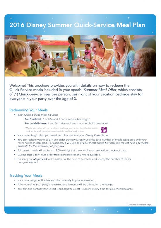 picture1_2016 Disney Summer Quick Service Meal Plan