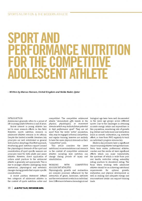 picture Sports Nutrition For Young Athletes Pdf 140354 | 202156134510
