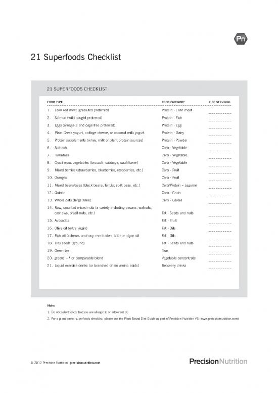 picture1_Oil Pdf 139762 | 21 Superfoods Checklist Precision
