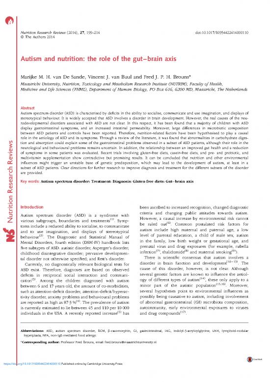 picture_Nutrition Therapy Pdf 140396 | Autism And Nutrition The Role Of The Gut Brain Axis