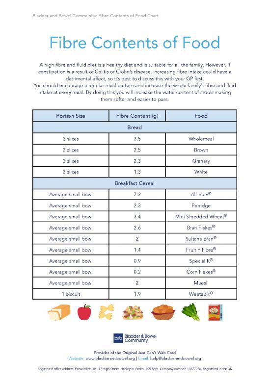 picture1_Regular Diet Pdf 138624 | Bbc018 Fibre Contents Of Food Chart