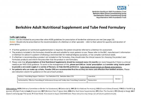 picture_Traffic Light Diet Pdf 139215 | Berkshire Adult Nutritional Supplement And Tube Feed Formulary Approved Eppg 2018