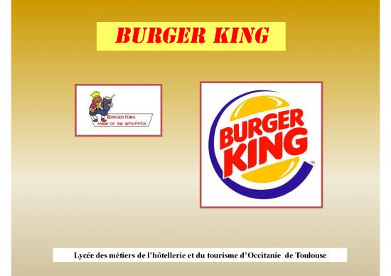 picture1_Fast Food Pdf 139557 | Burger King I Garcia B Darbin G Feriel