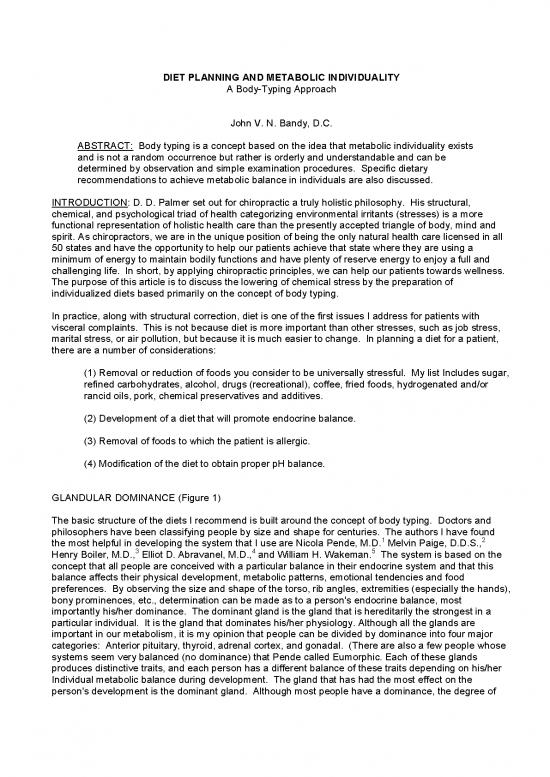 picture1_Diet Planning And Metabolic Individuality